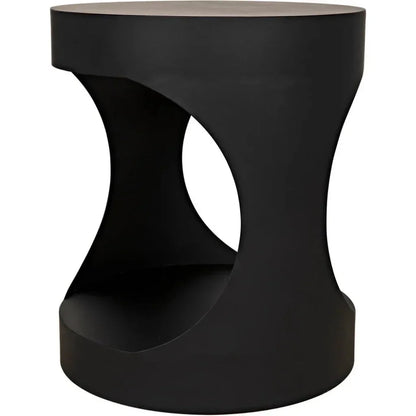 Eclipse Round Side Table With Storage