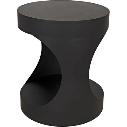 Eclipse Round Side Table With Storage