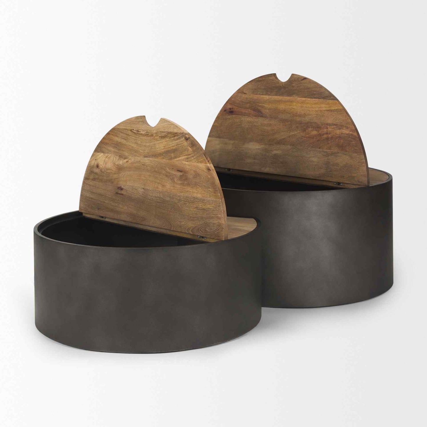 Eclipse Wood Top Nested Coffee Table (Set of 2)