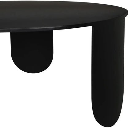 Eco Coffee Table Noir Black Metal Modern - LOOMLAN - Noir - Coffee Tables