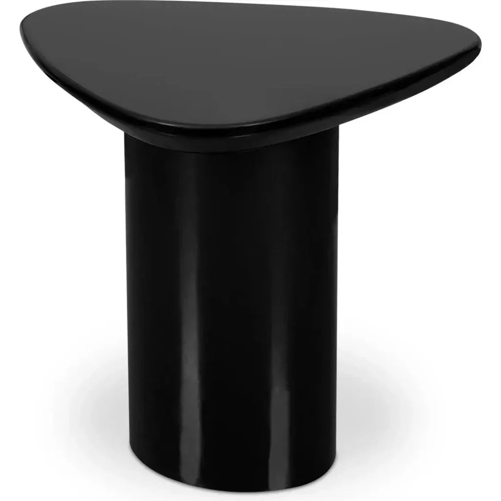 Edem Mdf Black Geometric Accent Table - LOOMLAN - Moe's Home - Side Tables