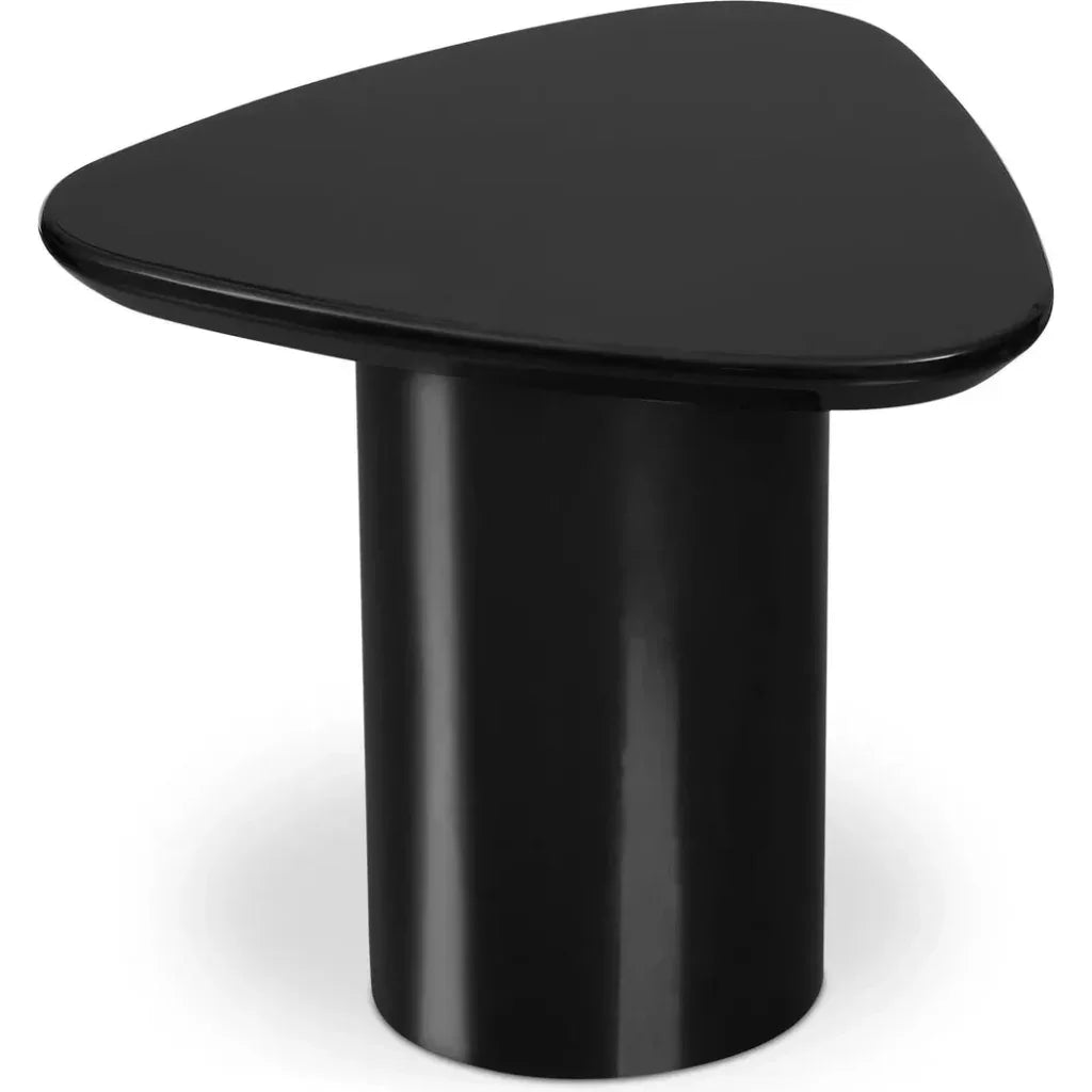 Edem Mdf Black Geometric Accent Table - LOOMLAN - Moe's Home - Side Tables