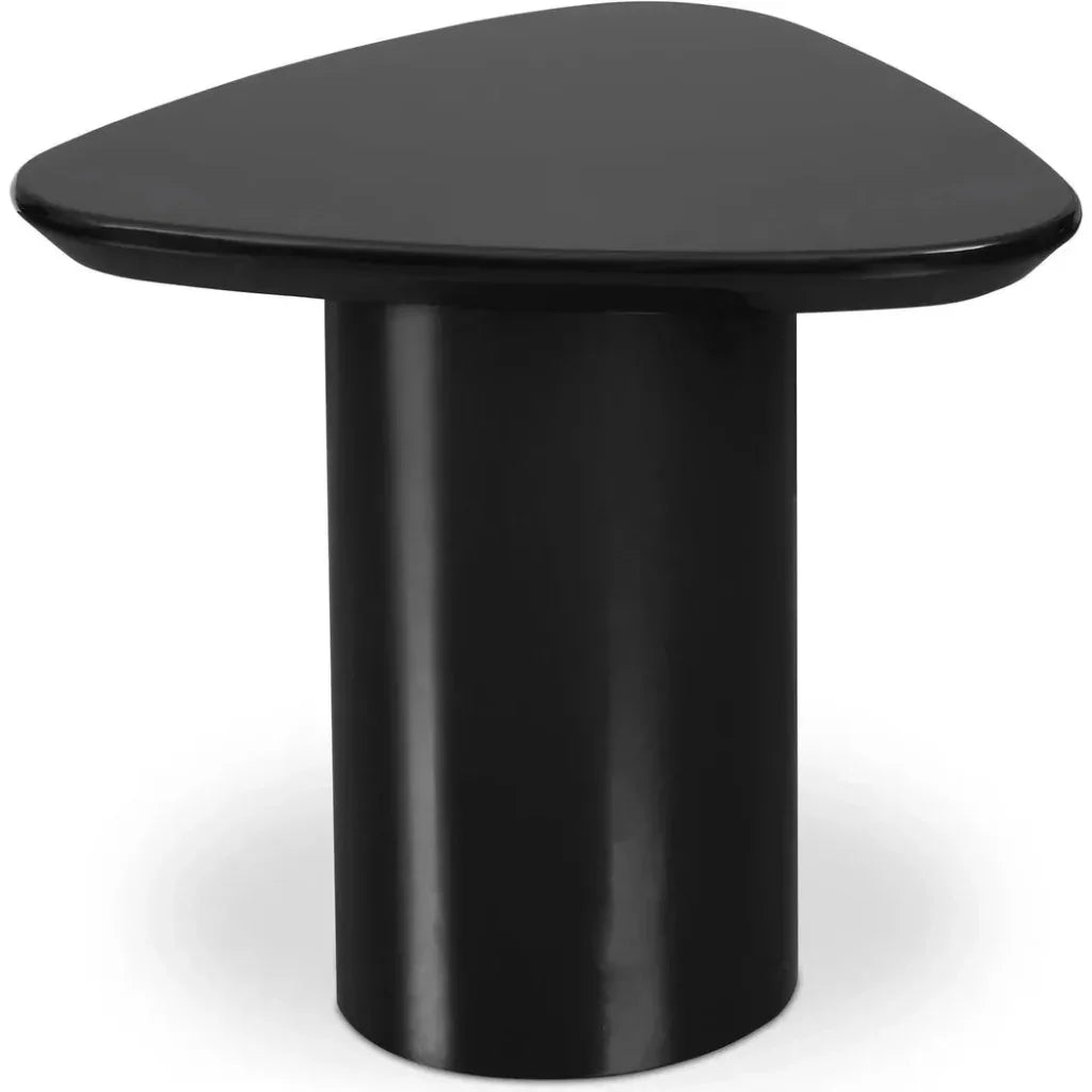 Edem Mdf Black Geometric Accent Table - LOOMLAN - Moe's Home - Side Tables