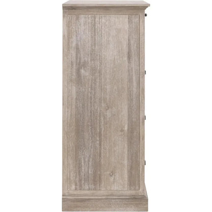 Eden 5 - Drawer High Chest Natural Gray Acacia - LOOMLAN - Essentials For Living - Chests