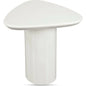 Eden Mdf White Geometric Accent Table - LOOMLAN - Moe's Home - Side Tables