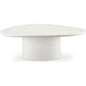 Eden Mdf White Geometric Coffee Table - LOOMLAN - Moe's Home - Coffee Tables
