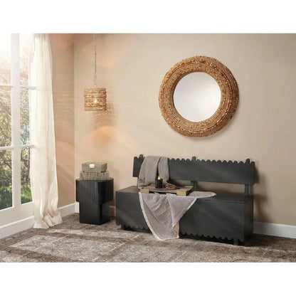 Eden Raffia Decorative Box - LOOMLAN - Jamie Young - Boxes & Bowls