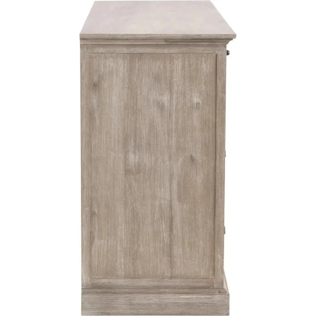 Eden Reclaimed Wood 3 Drawers Nightstand - LOOMLAN - Essentials For Living - Nightstands