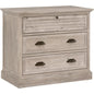 Eden Reclaimed Wood 3 Drawers Nightstand - LOOMLAN - Essentials For Living - Nightstands