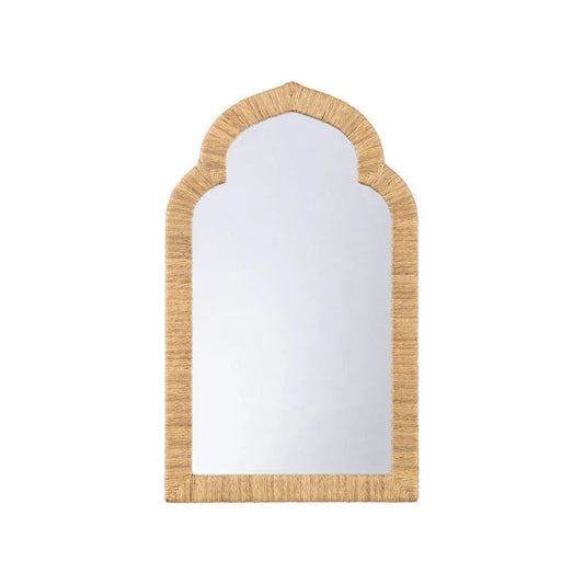 Eden Woven Jute Warpped Wall Mirror - LOOMLAN - Chelsea House - Wall Mirrors