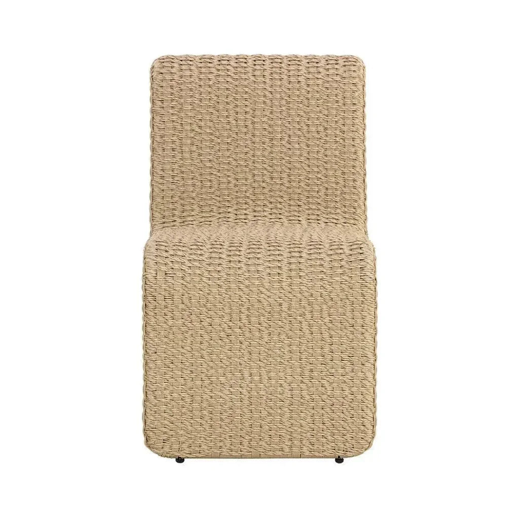 Edessa Rattan Outdoor Armless Dining Chair-Outdoor Dining Chairs-SUNPAN-LOOMLAN