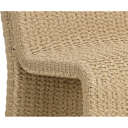 Edessa Rattan Outdoor Armless Dining Chair-Outdoor Dining Chairs-SUNPAN-LOOMLAN