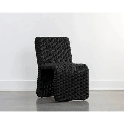 Edessa Rattan Outdoor Armless Dining Chair-Outdoor Dining Chairs-SUNPAN-LOOMLAN