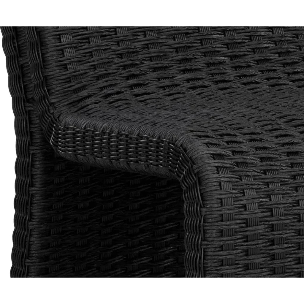 Edessa Rattan Outdoor Armless Dining Chair-Outdoor Dining Chairs-SUNPAN-LOOMLAN
