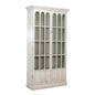 Edgar Allan Glass Doors Curio Bookcase White - LOOMLAN - Sarreid - Buffets & Curios