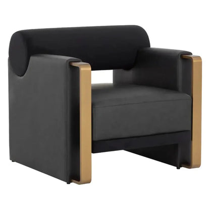Edgar Performance Fabric Lounge Chair-Lounge Chairs-SUNPAN-LOOMLAN