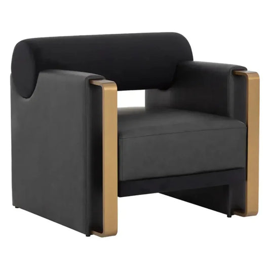 Edgar Performance Fabric Lounge Chair-Lounge Chairs-SUNPAN-LOOMLAN