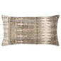 Edge Abstract Gold Lumbar Pillow With Insert - LOOMLAN - LOOMLAN - Throw Pillows