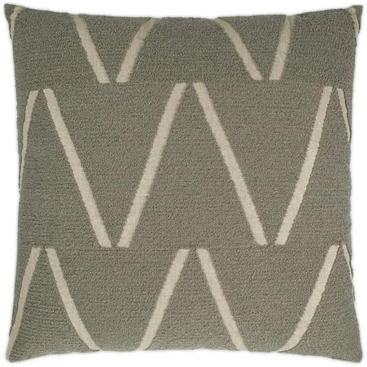 Edge Of Glory Mink Grey Large Throw Pillow Insert - LOOMLAN - D.V. Kap - Throw Pillows