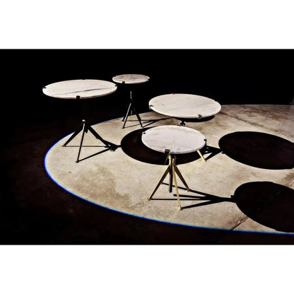 Edith Adjustable Round Side Table