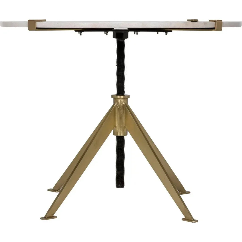 Edith Adjustable Round Side Table