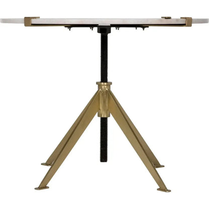 Edith Adjustable Round Side Table