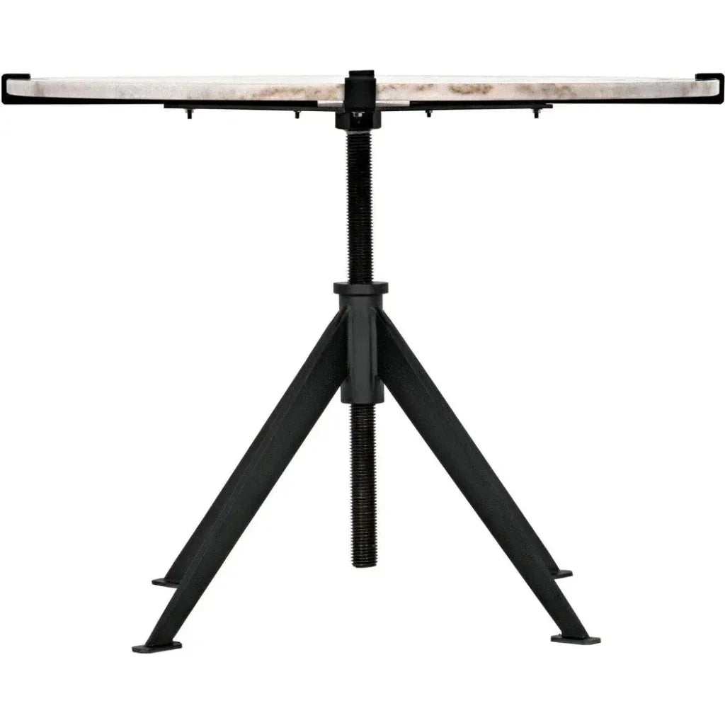Edith Adjustable Round Side Table