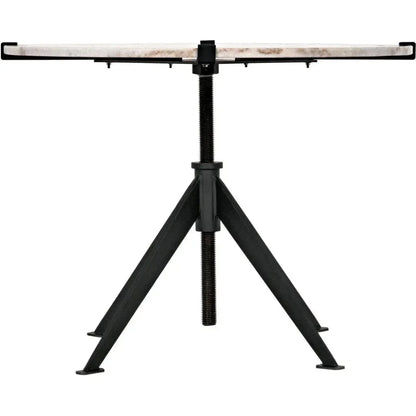 Edith Adjustable Round Side Table