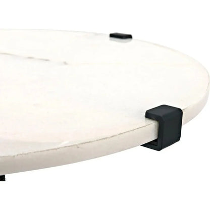 Edith Adjustable Round Side Table