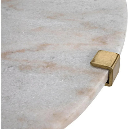 Edith Adjustable Round Side Table