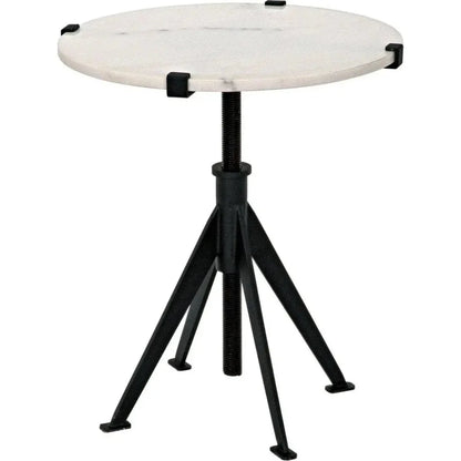 Edith Adjustable Round Side Table
