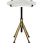 Edith Adjustable Round Side Table