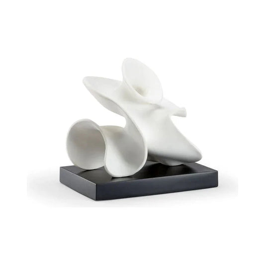 Edna Matte White Ceramic Made Sculpture - LOOMLAN - Wildwood - Statues & Sculptures