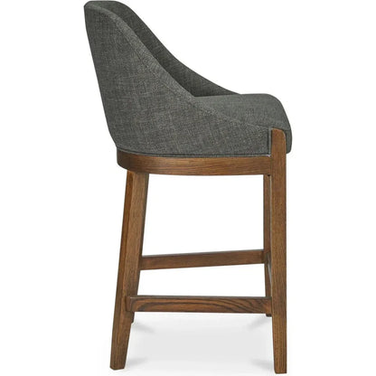Edward Performance Fabric Wood Frame Counter Stool - LOOMLAN - Moe's Home - Counter Stools