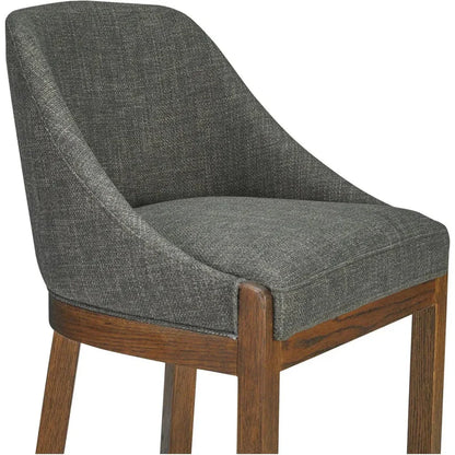 Edward Performance Fabric Wood Frame Counter Stool - LOOMLAN - Moe's Home - Counter Stools