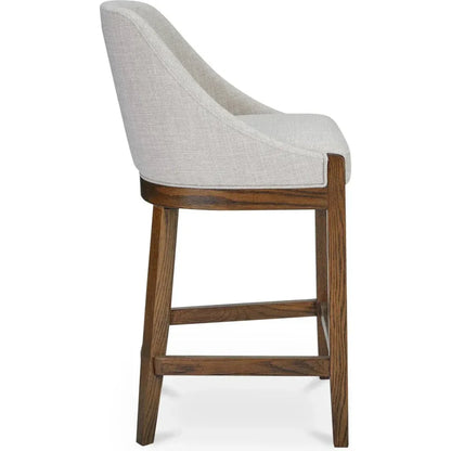 Edward Performance Fabric Wood Frame Counter Stool - LOOMLAN - Moe's Home - Counter Stools