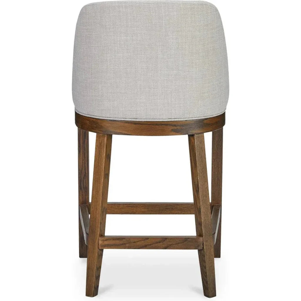 Edward Performance Fabric Wood Frame Counter Stool - LOOMLAN - Moe's Home - Counter Stools