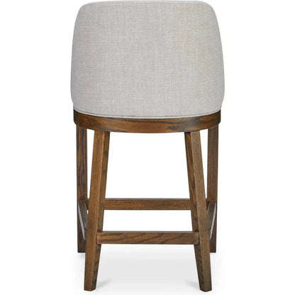 Edward Performance Fabric Wood Frame Counter Stool - LOOMLAN - Moe's Home - Counter Stools