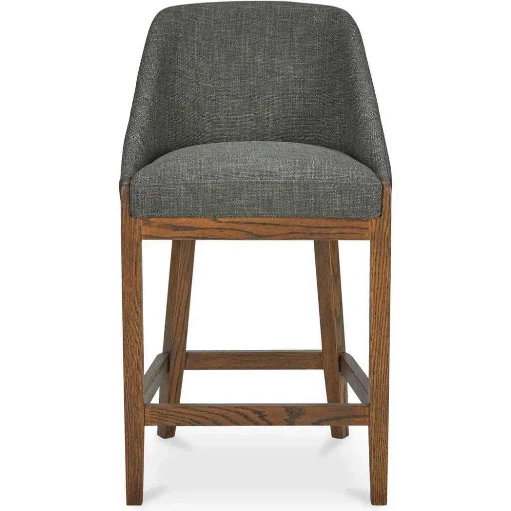 Edward Performance Fabric Wood Frame Counter Stool - LOOMLAN - Moe's Home - Counter Stools