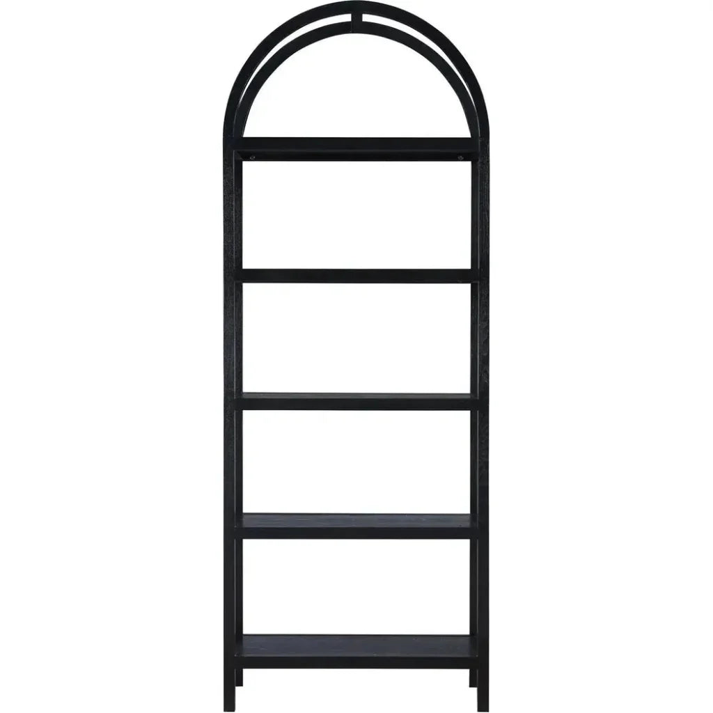 Eero Black Oak Wood BookShelf - LOOMLAN - Moe's Home - Etageres