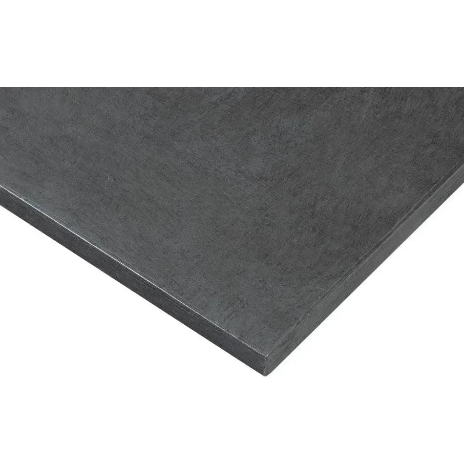 Eich Tulip Wood Base Grey Rectangular Dining Table-Dining Tables-Sarreid-LOOMLAN