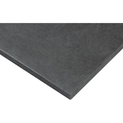 Eich Tulip Wood Base Grey Rectangular Dining Table-Dining Tables-Sarreid-LOOMLAN