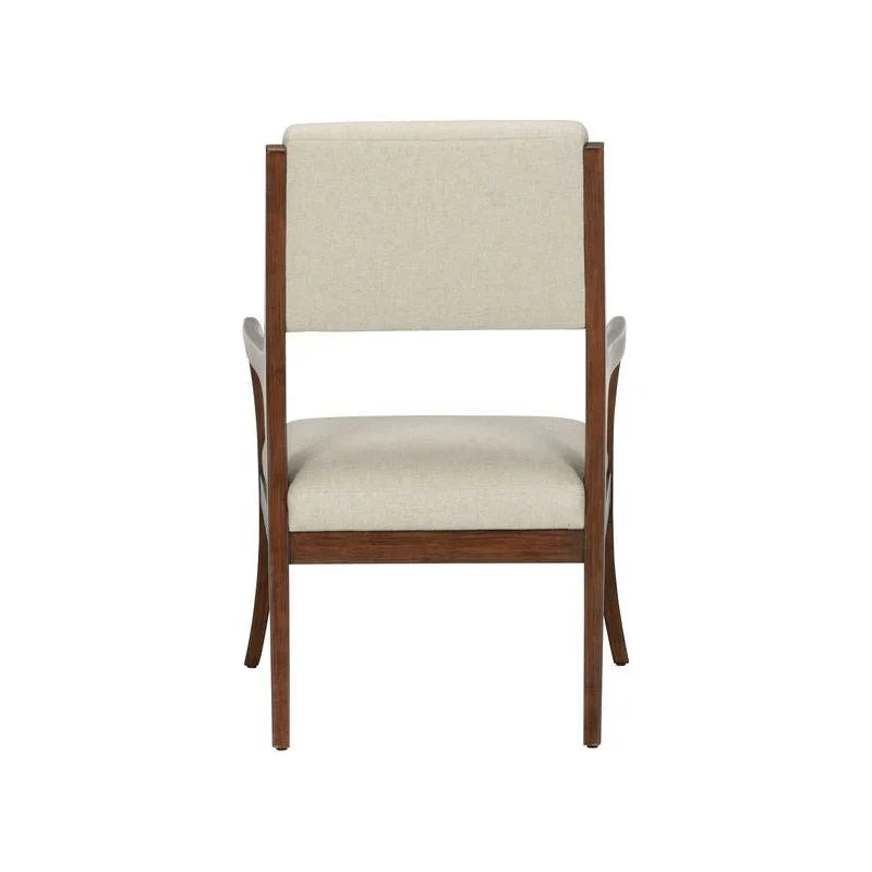 Eichler Wooden Brown Arm Chair - LOOMLAN - Wildwood - Club Chairs