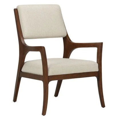 Eichler Wooden Brown Arm Chair - LOOMLAN - Wildwood - Club Chairs