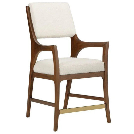 Eichler Wooden Brown Counter Stool - LOOMLAN - Wildwood - Counter Stools