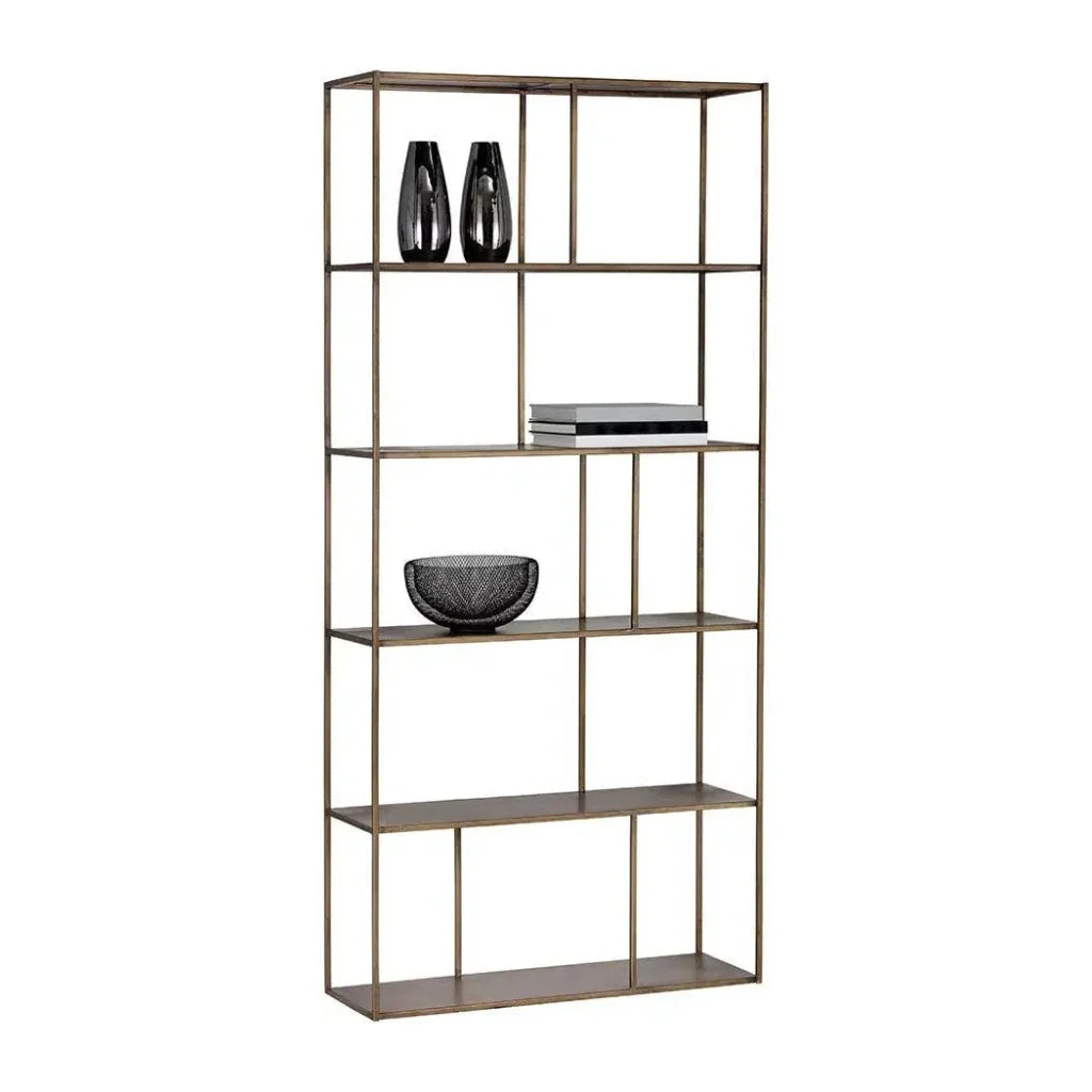 Eiffel Stylish Iron Etagere-Etageres-SUNPAN-LOOMLAN