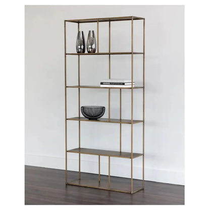 Eiffel Stylish Iron Etagere-Etageres-SUNPAN-LOOMLAN