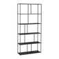 Eiffel Stylish Iron Etagere-Etageres-SUNPAN-Black-Large-LOOMLAN