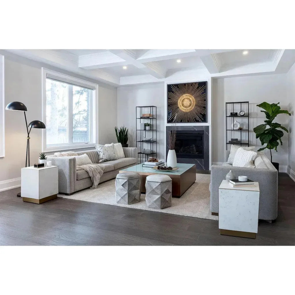 Eiffel Stylish Iron Etagere-Etageres-SUNPAN-LOOMLAN