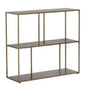 Eiffel Stylish Iron Low Etagere-Etageres-SUNPAN-Antique Brass-Medium-LOOMLAN